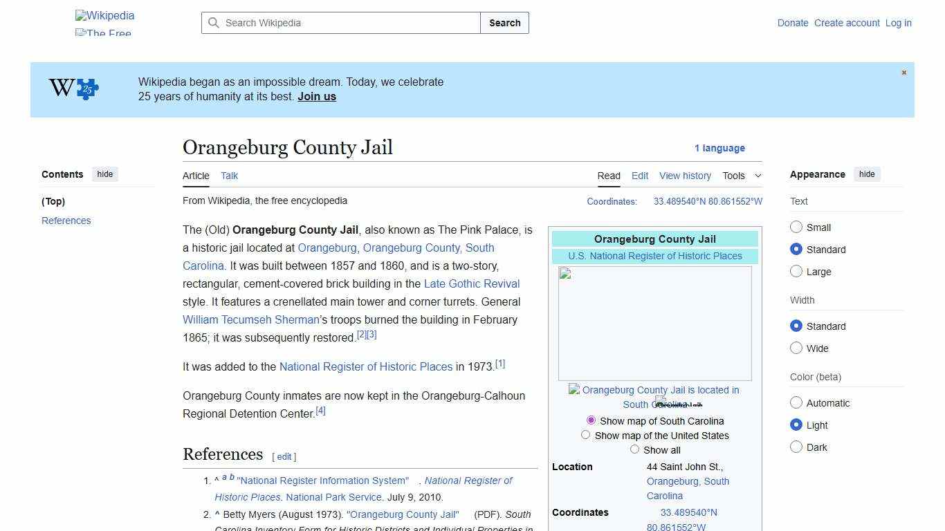 Orangeburg County Jail - Wikipedia